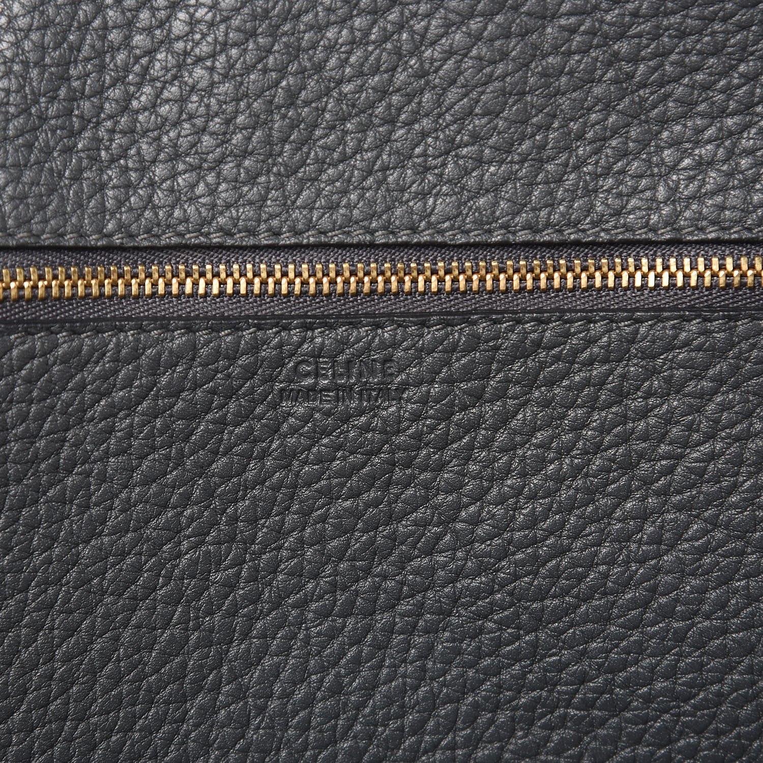 Celine Crisped Calfskin Medium Tie Knot Tote Anthracite 8 of 10
