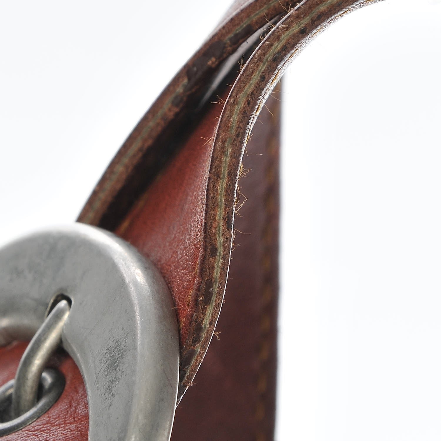 Christian Dior Calfskin Medium Gaucho Double Saddle Bag Red 25 of 28