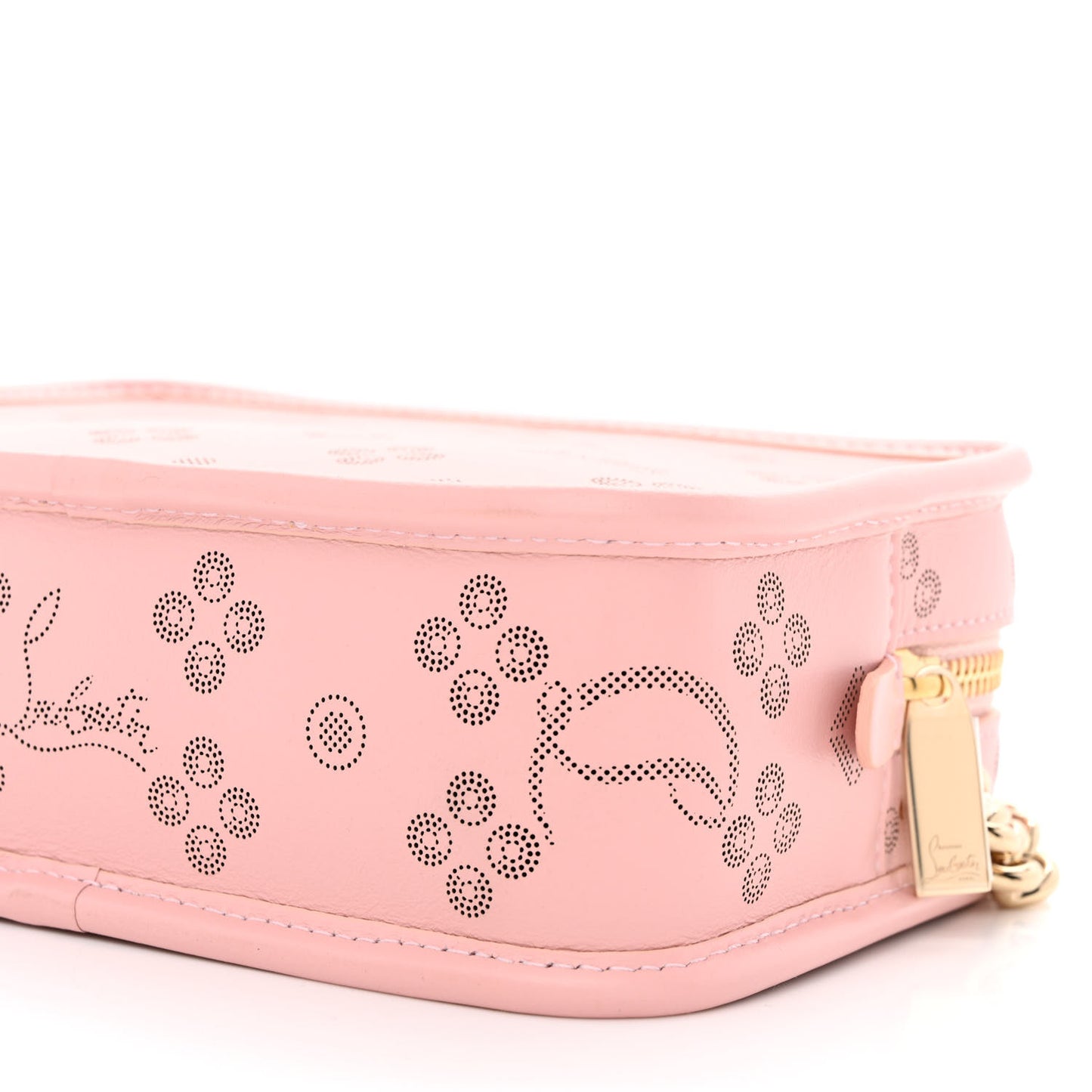 Calfskin Small Radioloubi Rosy