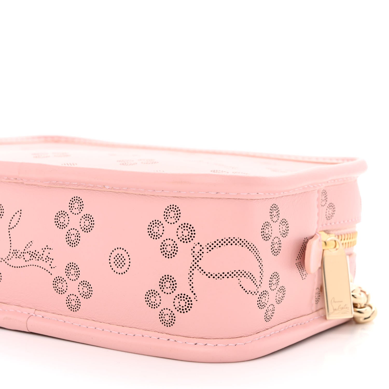 Christian Louboutin Calfskin Small Radioloubi Rosy 9 of 9
