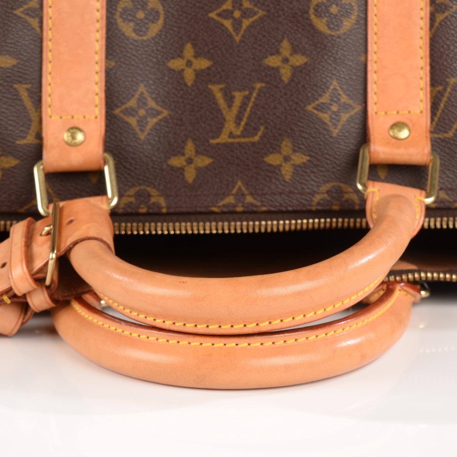 Louis Vuitton Monogram Keepall Bandouliere 55 9 of 10