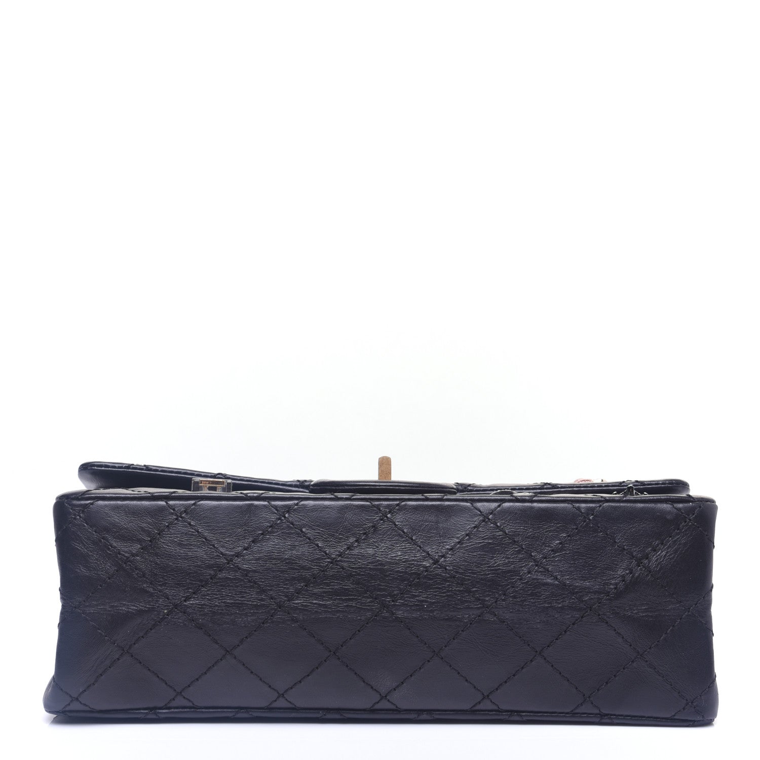 Chanel Aged Calfskin Lucky Charms 2.55 Reissue 225 Flap Black 12 of 17