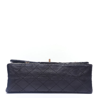 Chanel Aged Calfskin Lucky Charms 2.55 Reissue 225 Flap Black 12 of 17