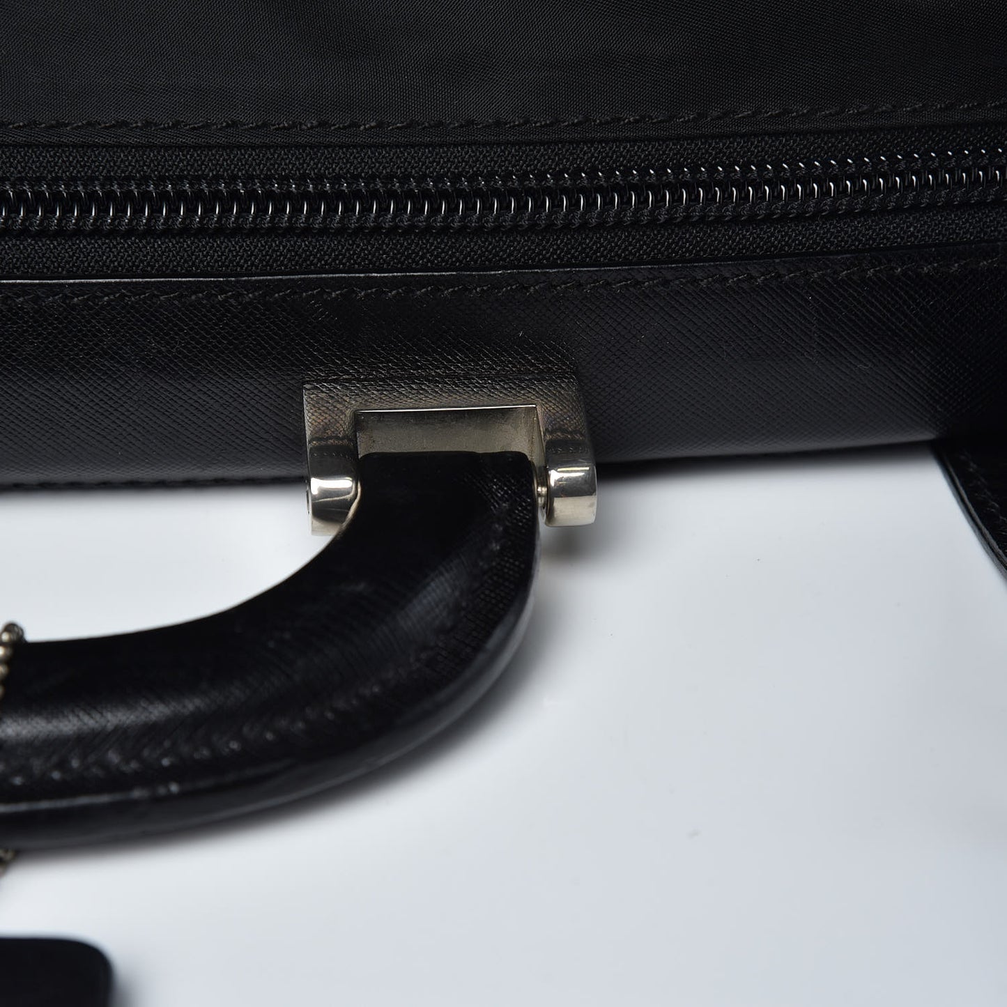 Tessuto Nylon Saffiano Luggage Black