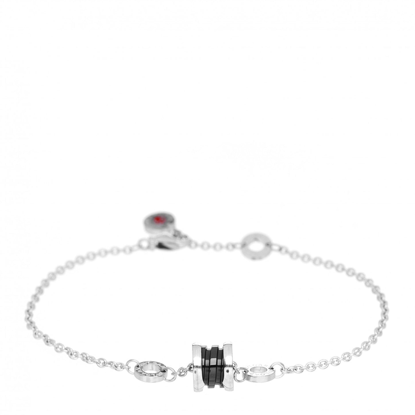 Sterling Silver Black Ceramic Save the Children Bracelet SM