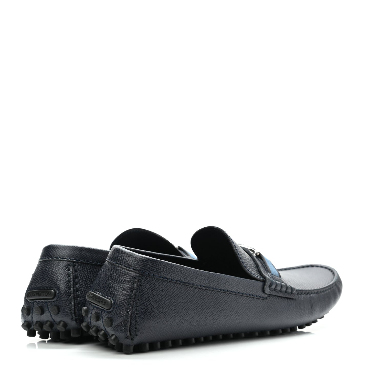 Taiga Mens Hockenheim Moccasin Loafers 9 Blue Marine