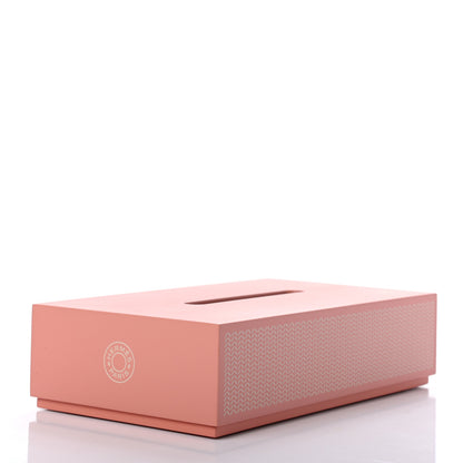 Hermes Lacquered Wood K-Box Tissue Box Pivoine Poudre 3 of 8
