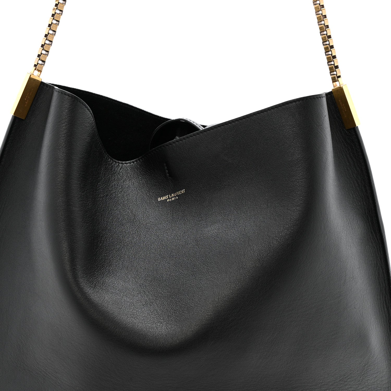 Saint Laurent Calfskin Medium Suzanne Hobo Black 8 of 14