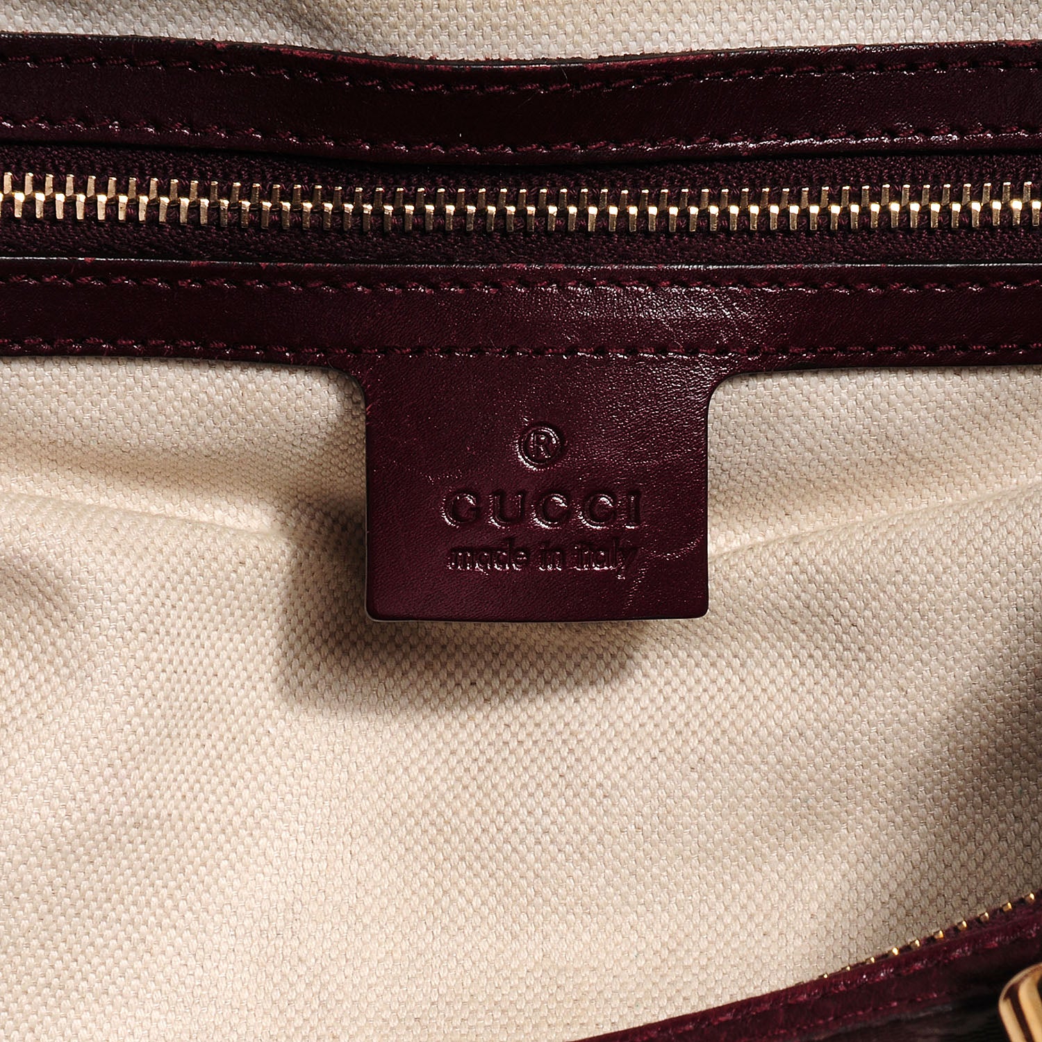 Gucci Imprime Monogram Medium Joy Boston Bordeaux 6 of 7