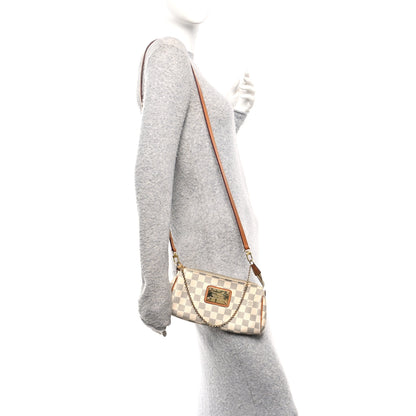 Louis Vuitton Damier Azur Eva Clutch 2 of 10