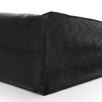 Louis Vuitton Empreinte Monogram Onthego GM Black Black 9 of 10