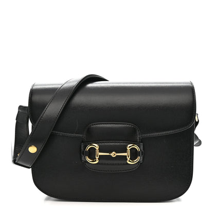 Gucci Azalea Calfskin Horsebit 1955 Shoulder Bag Black 1 of 12