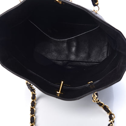 Chanel Lambskin Shopping Tote Black 7 of 12