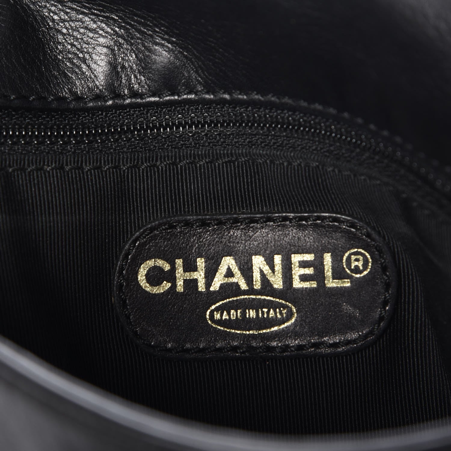 Chanel Lambskin CC Shoulder Flap Bag Black 6 of 9