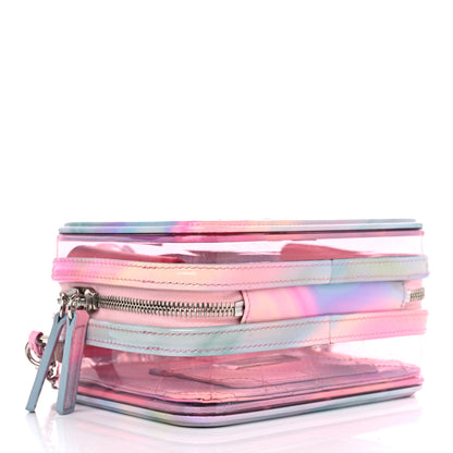 Chanel PVC Patent Calfskin Patent Lambskin Small CC Vanity Case Pink 4 of 10