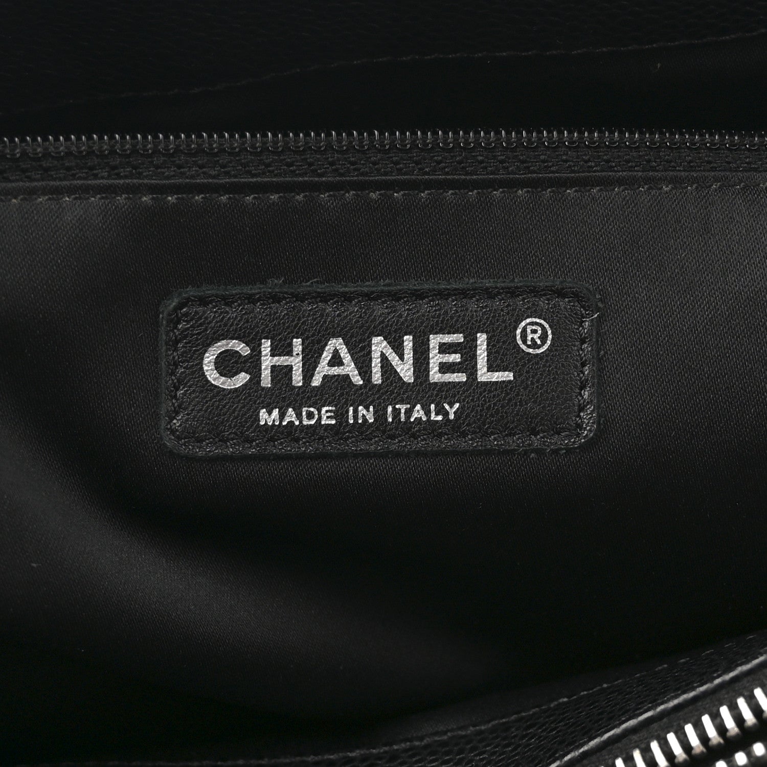 Chanel Caviar Quilted XL Grand Shopping Tote GST Black 6 of 12