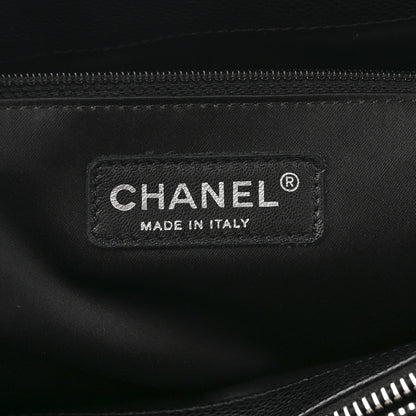 Chanel Caviar Quilted XL Grand Shopping Tote GST Black 6 of 12