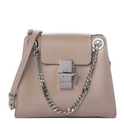 Chloe Shiny Calfskin Mini Annie Shoulder Bag Motty Grey 1 of 14