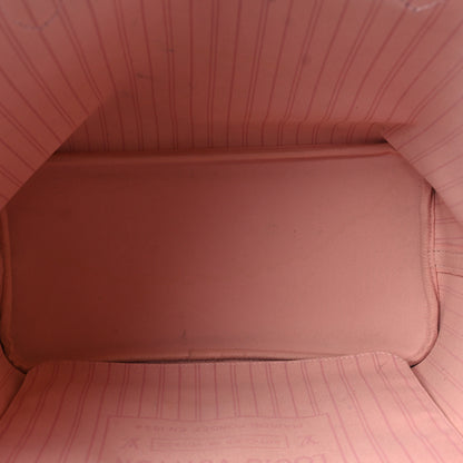 Louis Vuitton Damier Ebene Neo Neverfull MM Rose Ballerine 5 of 9