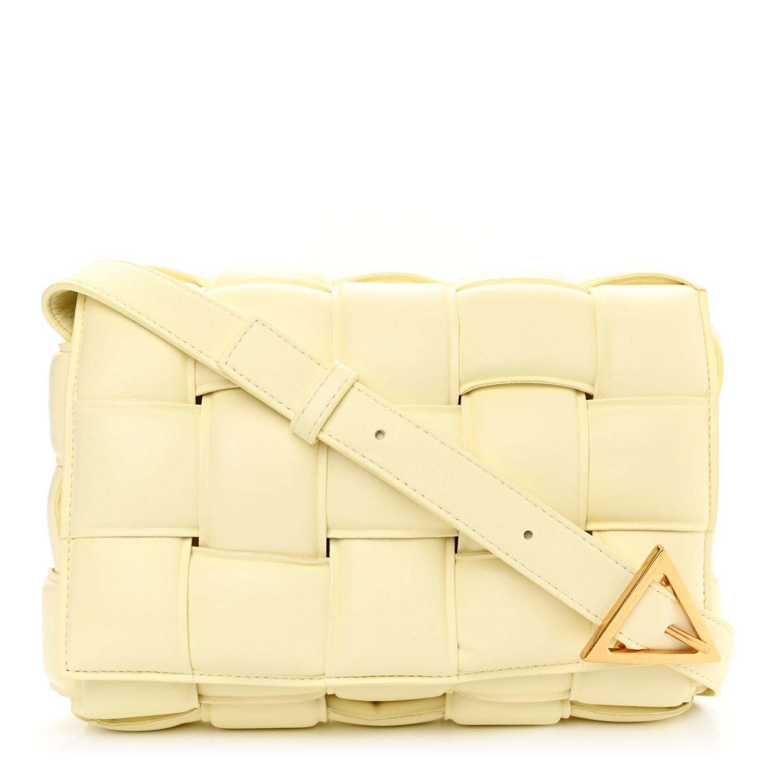Bottega Veneta Nappa Maxi Intreccio Padded Cassette Crossbody Bag Zest 1 of 11