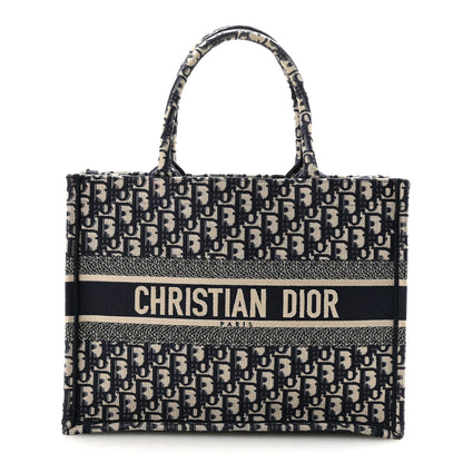 Christian Dior Oblique Medium Book Tote Blue Multicolor 1 of 9