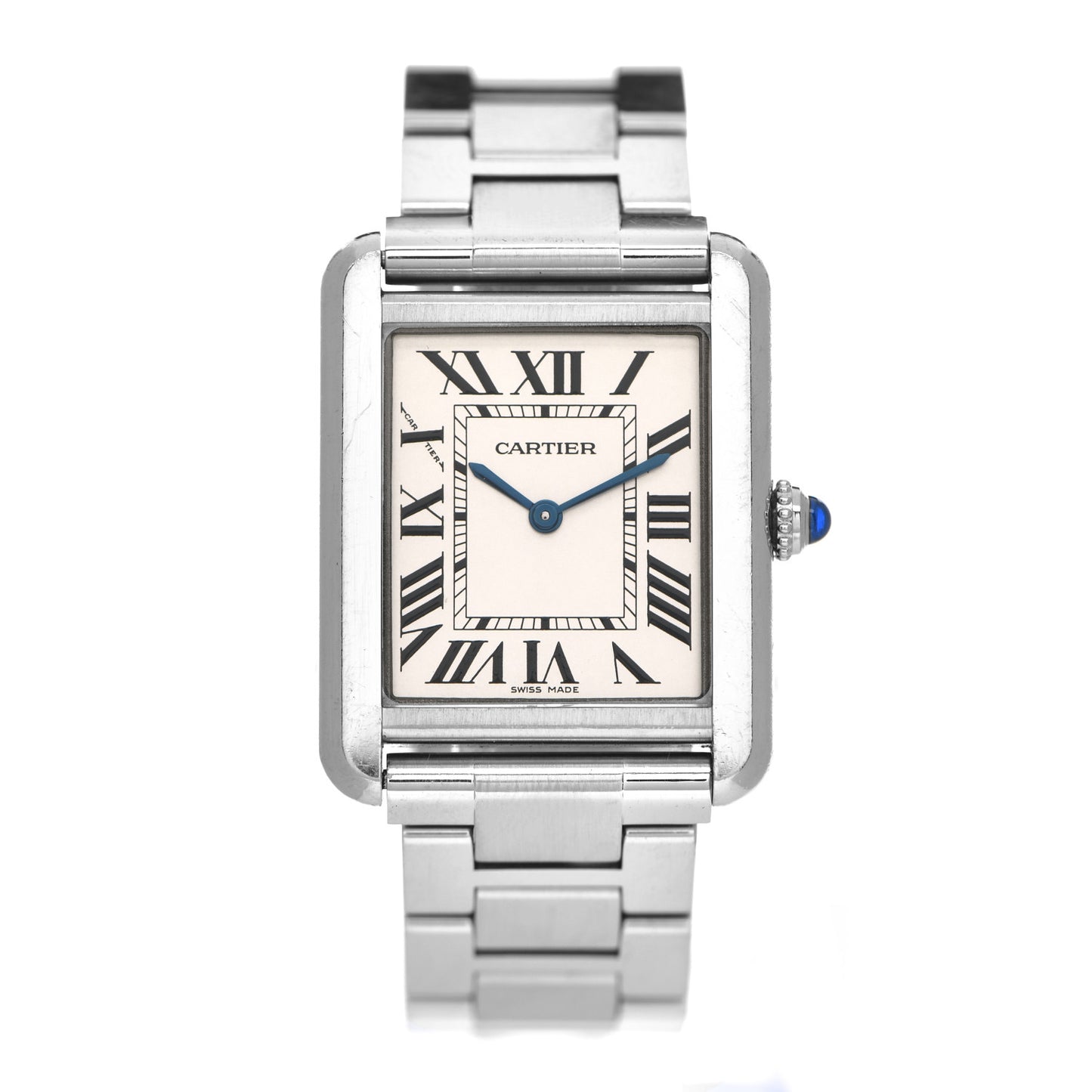 Stainless Steel 24mm Tank Solo Quartz Watch