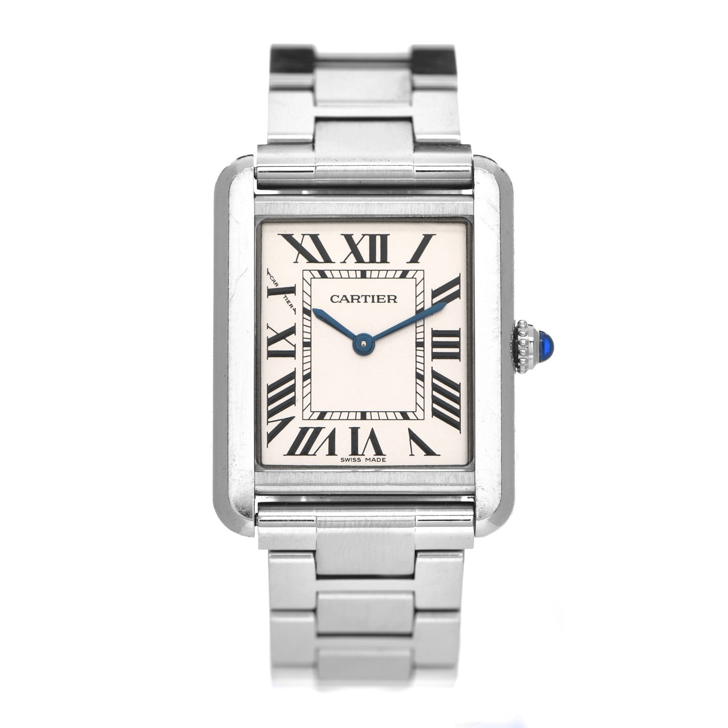 Cartier Stainless Steel 24mm Tank Solo Quartz Watch 1 of 4