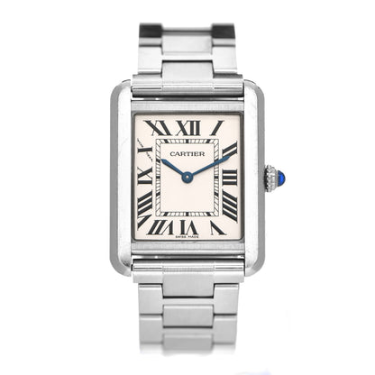 Cartier Stainless Steel 24mm Tank Solo Quartz Watch 1 of 4