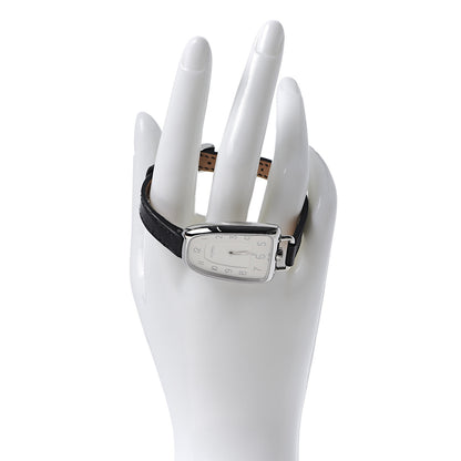 Hermes Stainless Steel Barenia 26mm Galop Quartz Watch Noir 2 of 8