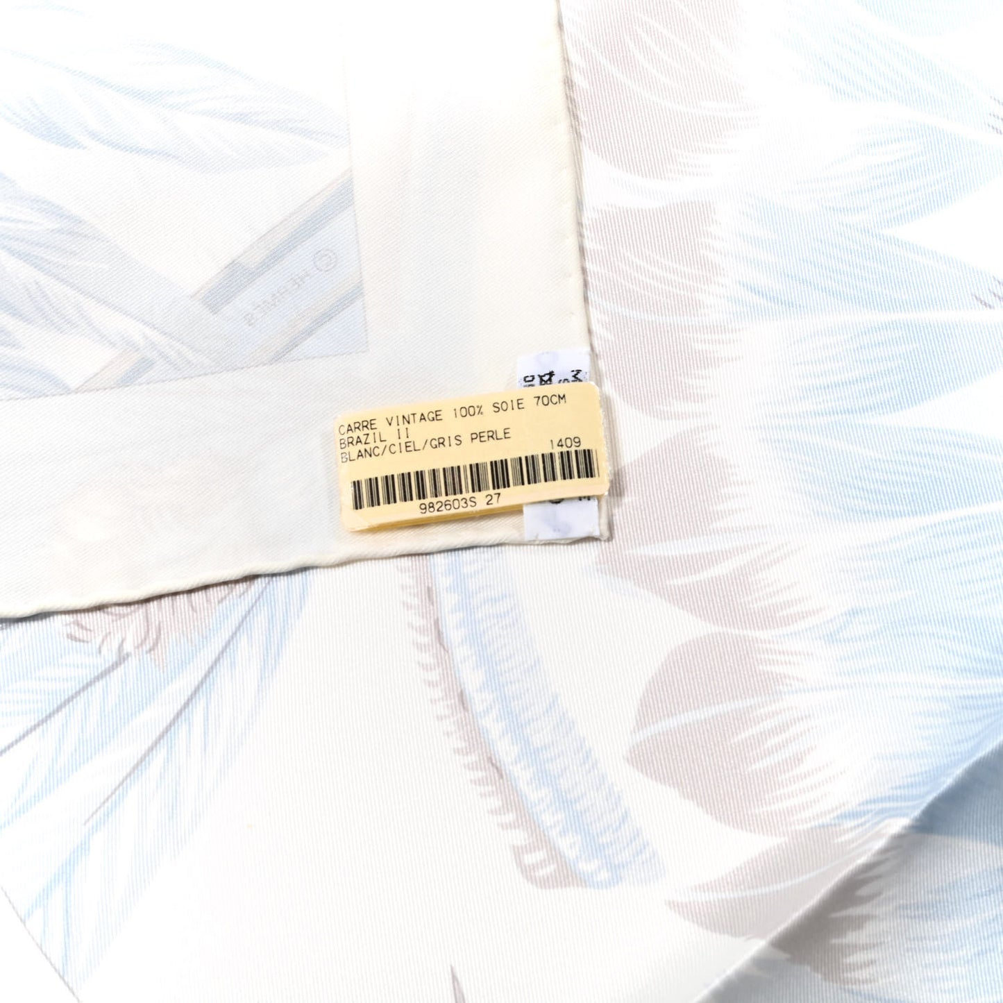 Silk Brazil II 70 White Ciel Gris Perle