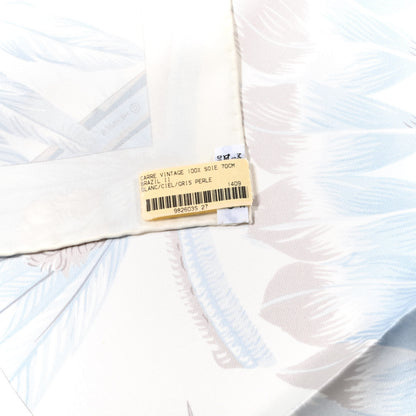 Hermes Silk Brazil II 70 White Ciel Gris Perle 2 of 4