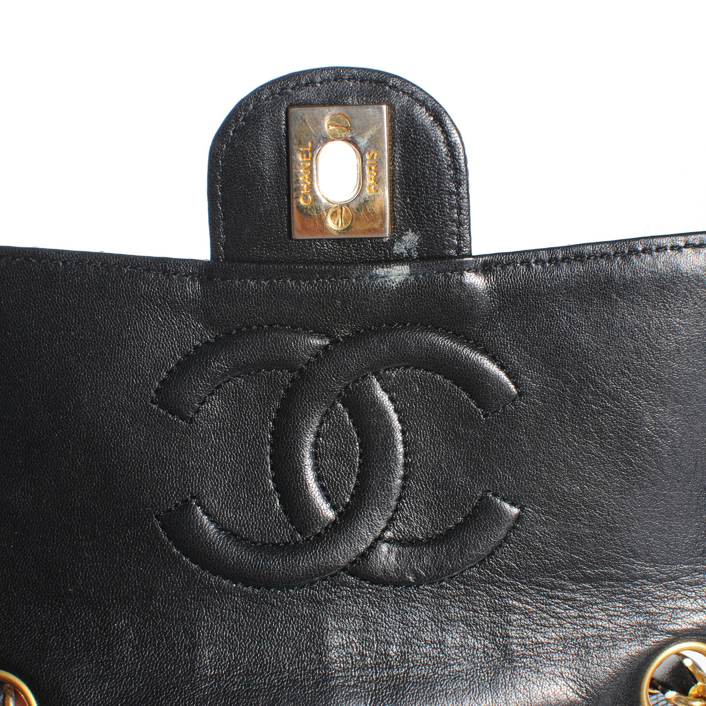 Lizard Mini Square Flap Black
