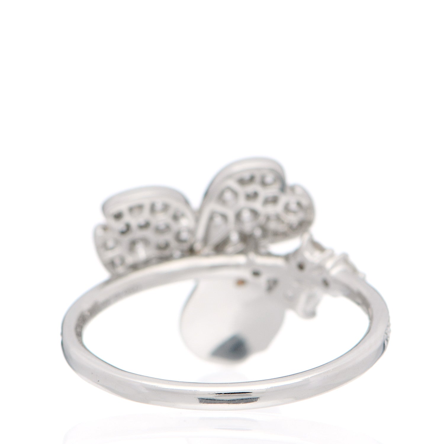 Tiffany Platinum Diamond Paper Flowers Mixed Cluster Ring 54 7 3 of 5