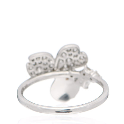Tiffany Platinum Diamond Paper Flowers Mixed Cluster Ring 54 7 3 of 5
