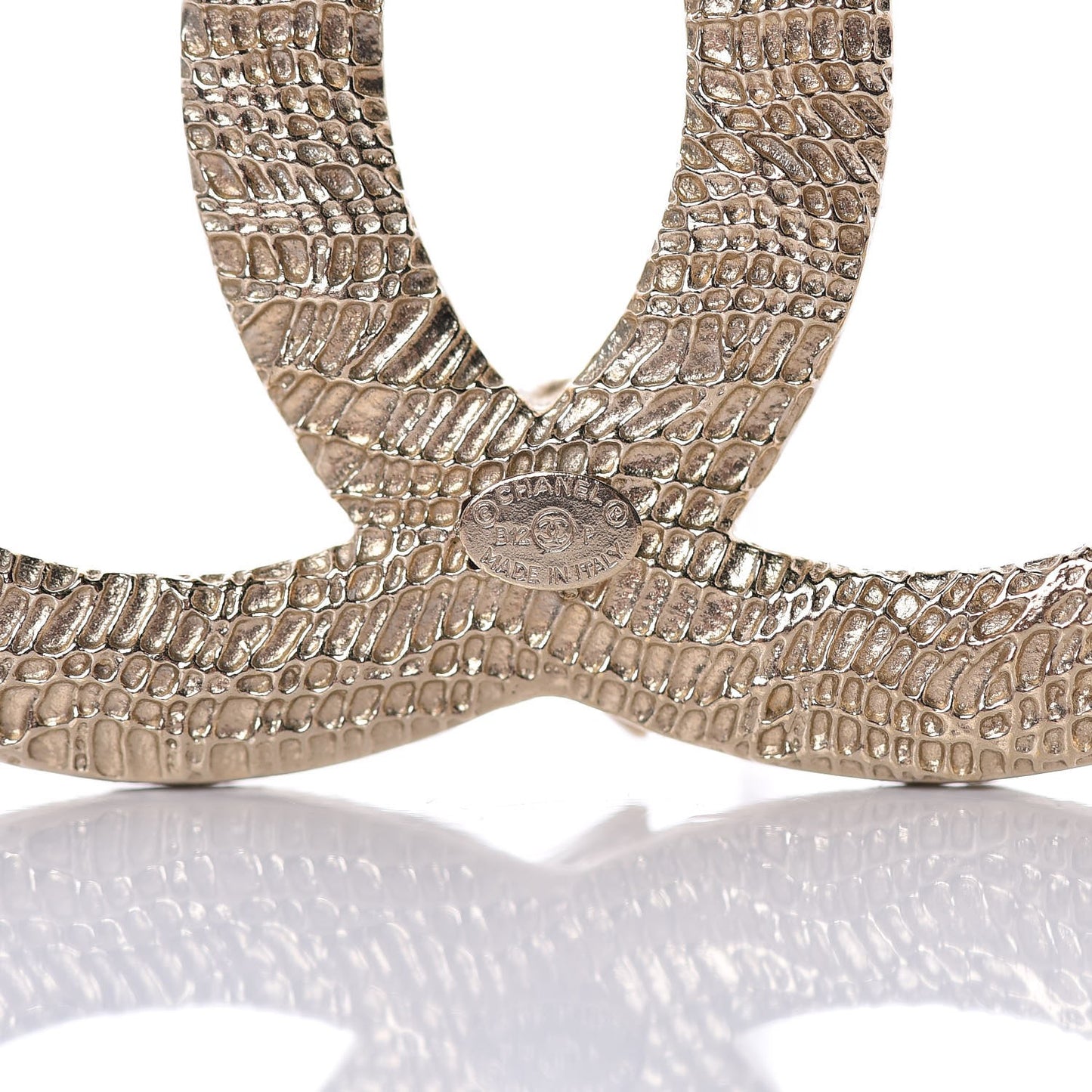 Pearl Beaded Charm CC Belt Light Gold Light Purple