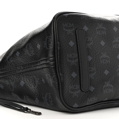 MCM Visetos Large Liz Reversible Shopper Tote Black 8 of 18
