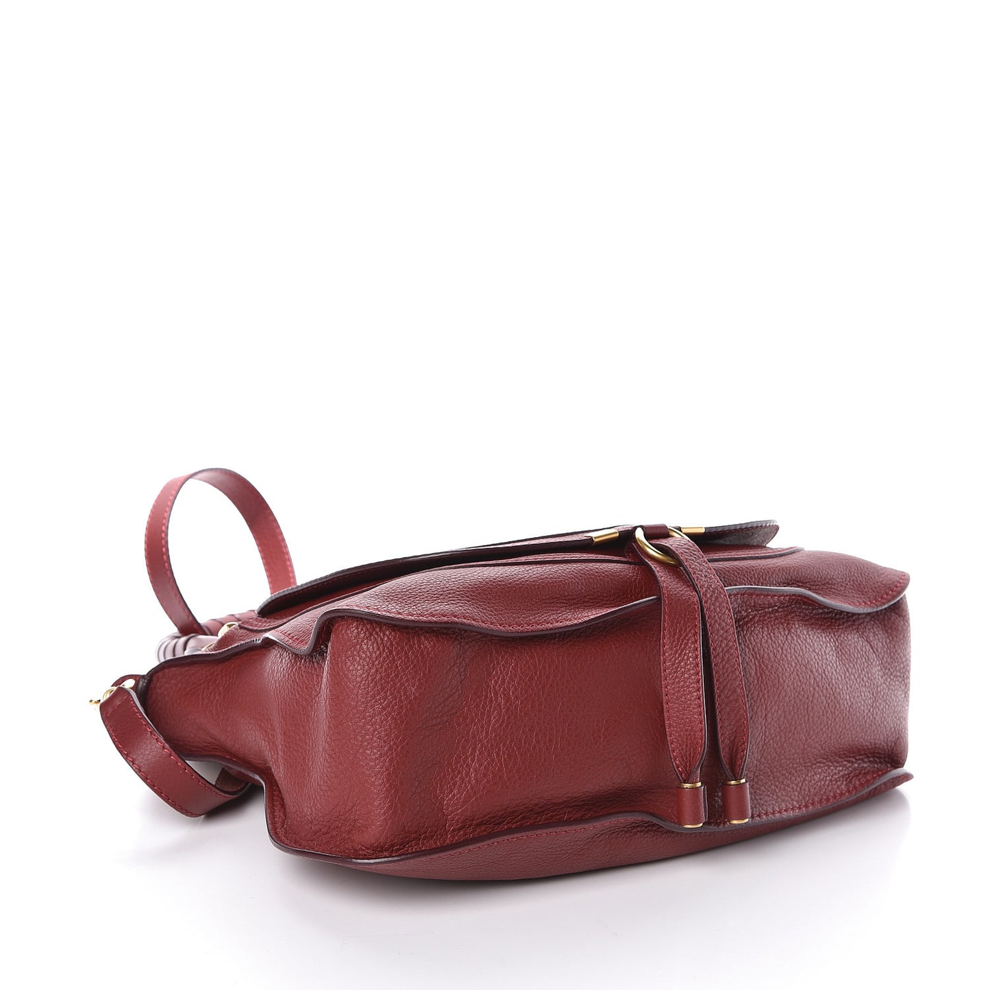 Calfskin Medium Marcie Satchel Plum Purple