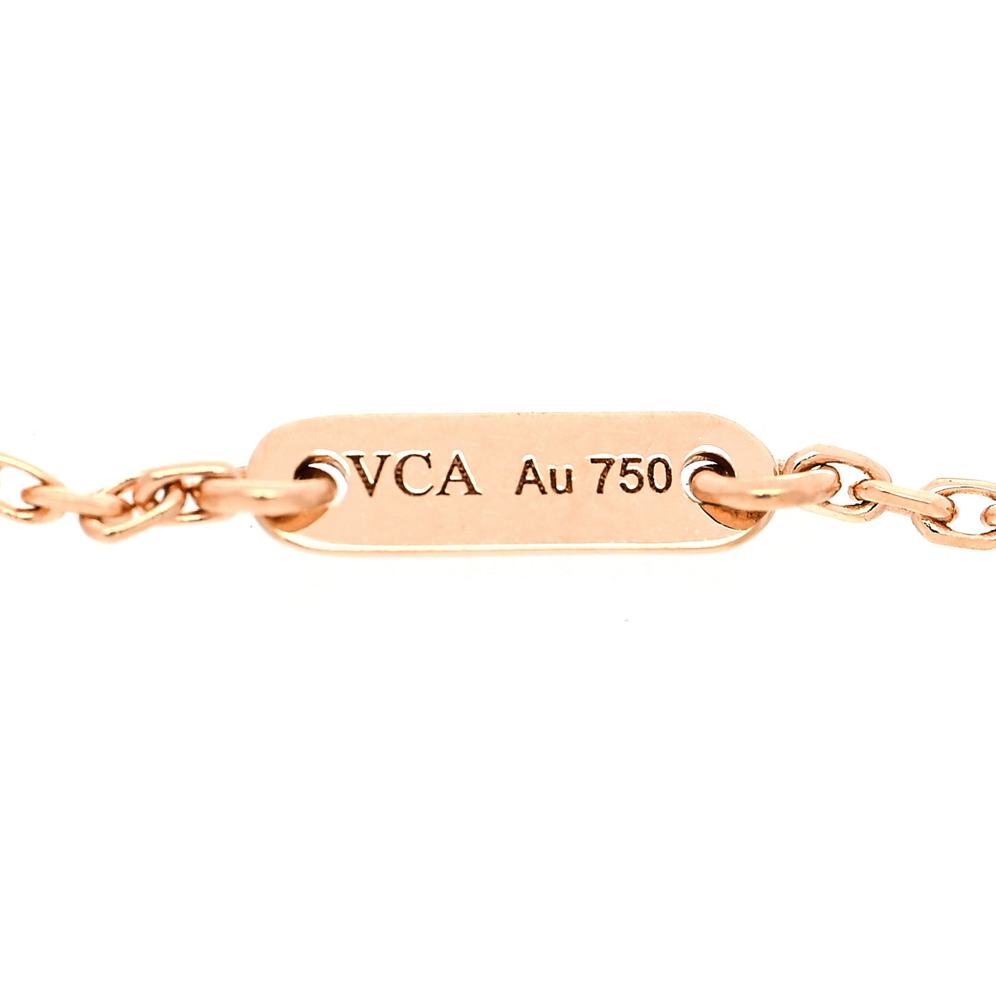 18K Rose Gold Carnelian Sweet Alhambra Bracelet