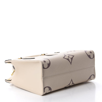 Louis Vuitton Empreinte Monogram Giant Onthego PM Creme Bois De Rose 4 of 10