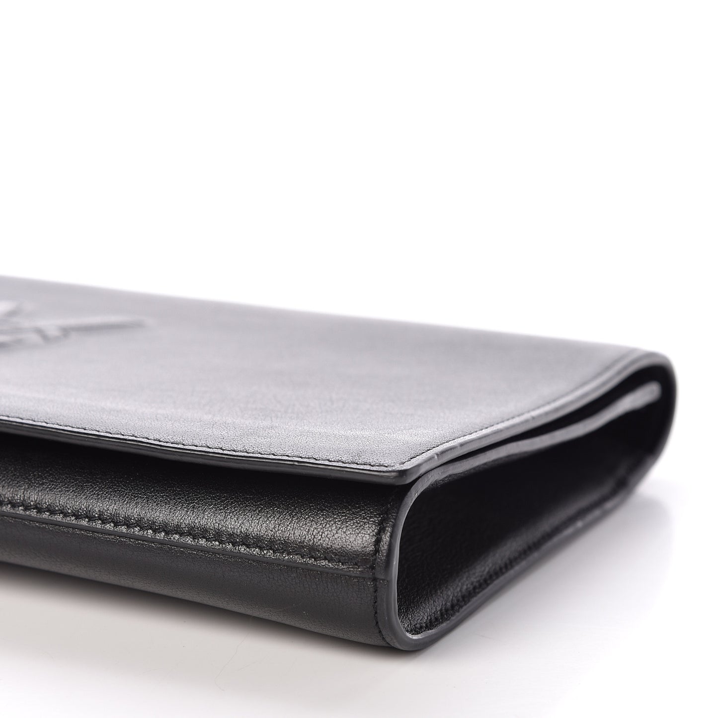 Calfskin Monogram Large Belle De Jour Clutch Black