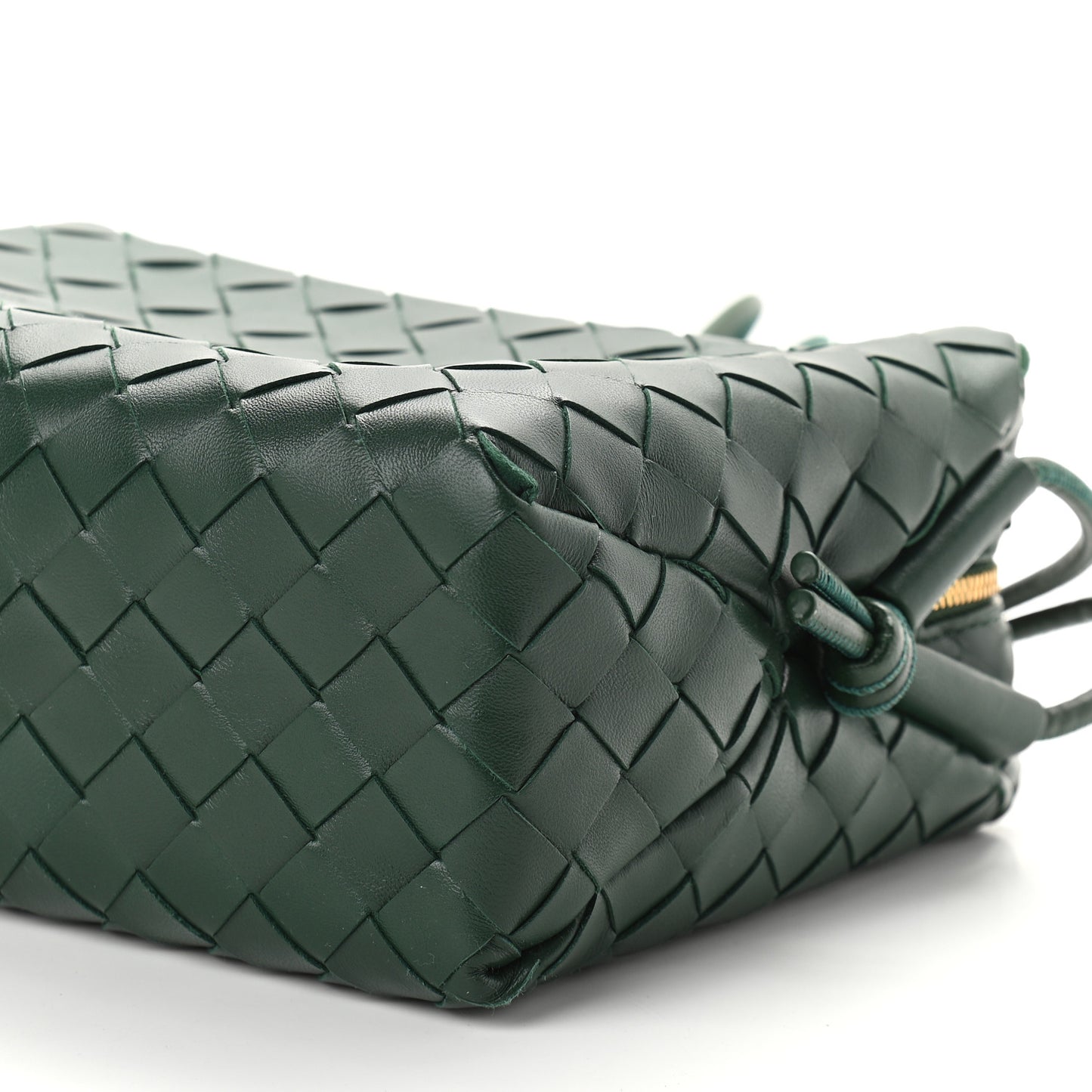 Nappa Intrecciato Small Loop Camera Bag Raintree