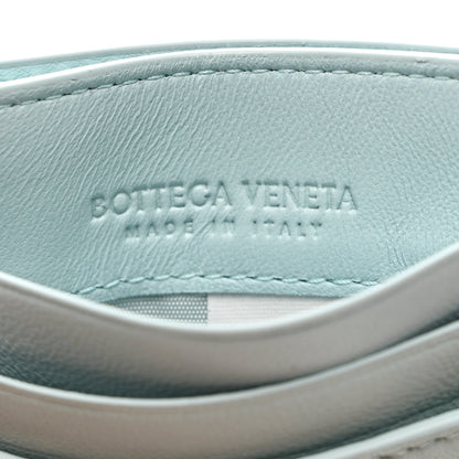 Bottega Veneta Nappa Intrecciato Card Holder Light Blue 6 of 7