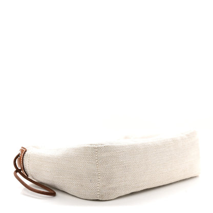 Hermes Canvas Barenia Fourbi 25 MM Pouch Naturel Fauve 4 of 15