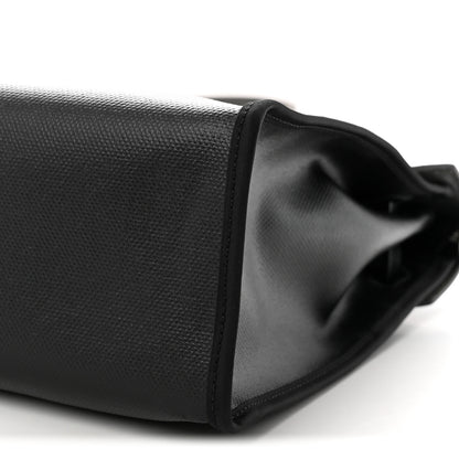 Hermes Toile H Berline Vache Hunter Herbag Zip PM 31 Black Ecru 11 of 12
