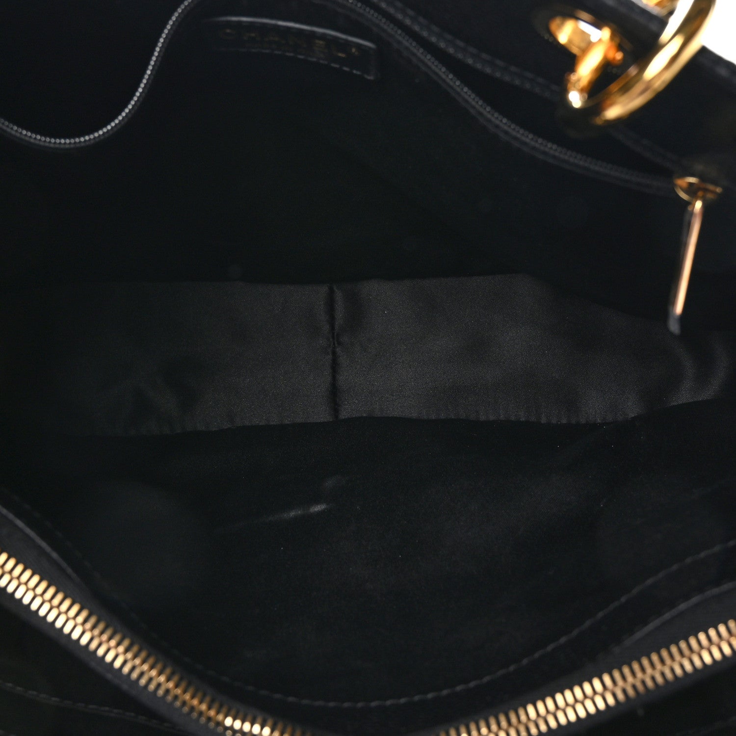 Chanel Caviar Quilted Grand Shopping Tote GST Black 6 of 11