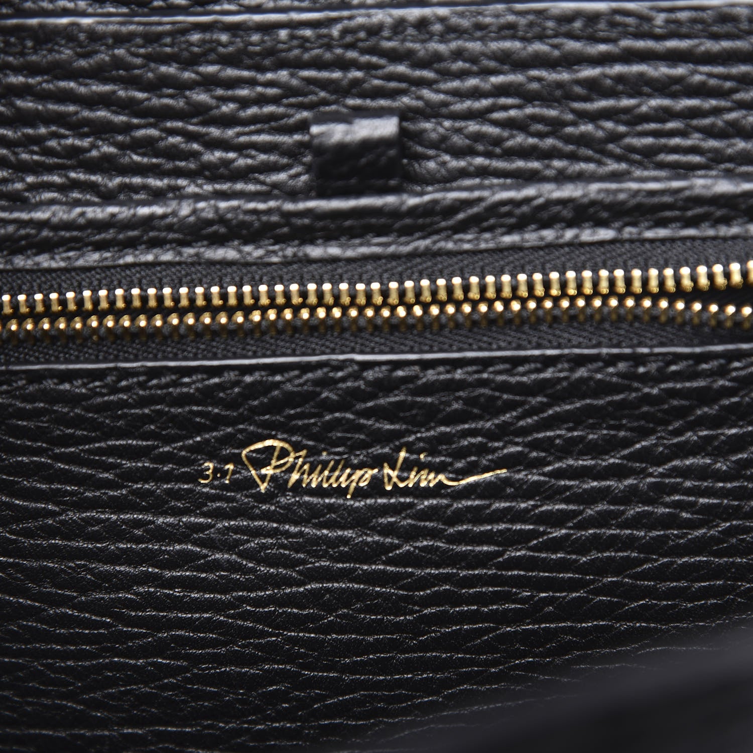 3.1 Phillip Lim 3.1 Textured Calfskin Mini Pashli Satchel Black 5 of 10