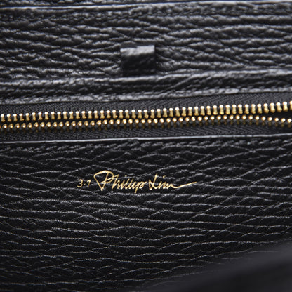 3.1 Phillip Lim 3.1 Textured Calfskin Mini Pashli Satchel Black 5 of 10