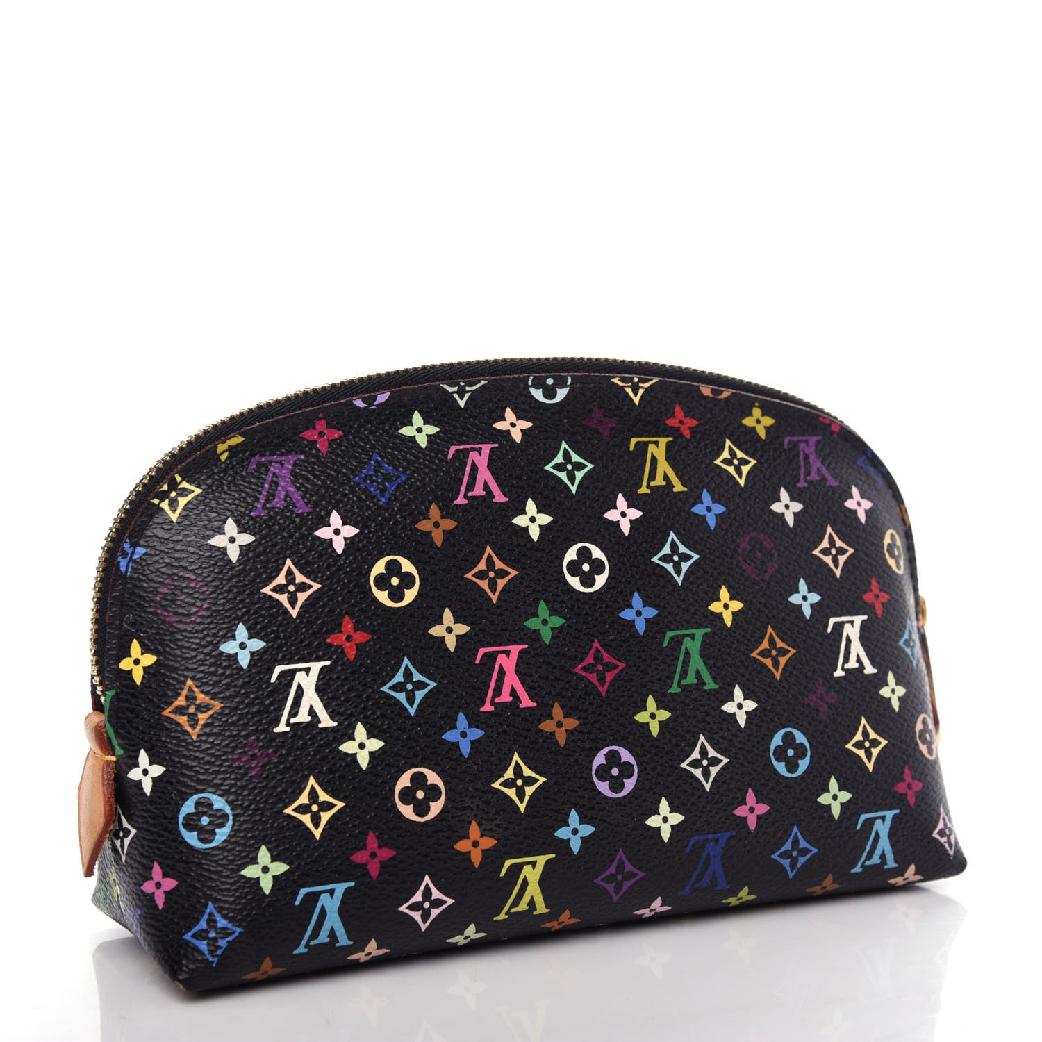 Louis Vuitton Monogram Multicolor Cosmetic Pouch Black Grenade 3 of 7