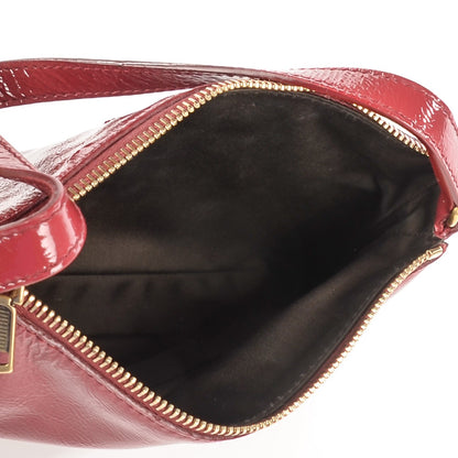Saint Laurent Textured Patent Calfskin Mini Shoulder Bag Red 6 of 9