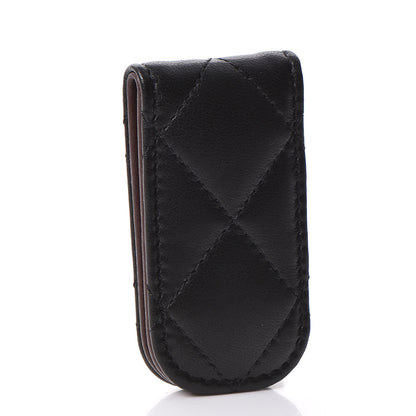 Chanel Lambskin Quilted Money Clip Black 4 of 8
